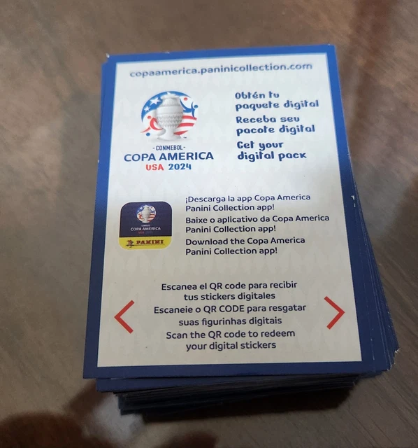 2024 PANINI COPA America USA Edition Sticker Digital Online Codes - 150 ...
