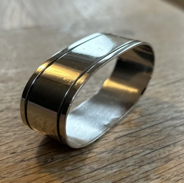 Norwegian silver 830s napkin ring - perfect for engraving as special present
