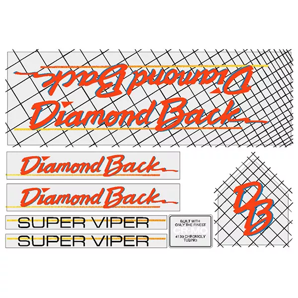 Diamondback viper decals 2025