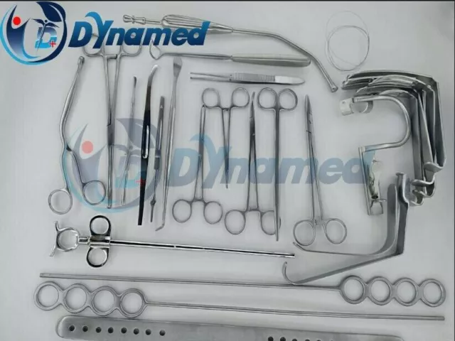 Tonsillectomy Set of 27 pcs Surgical Instruments Best Quality
