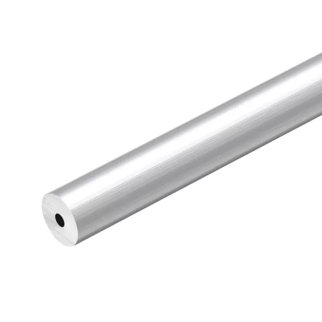 6063 Aluminum Round Tube 300mm Length 12mm OD 3mm Inner Dia Seamless Tubing
