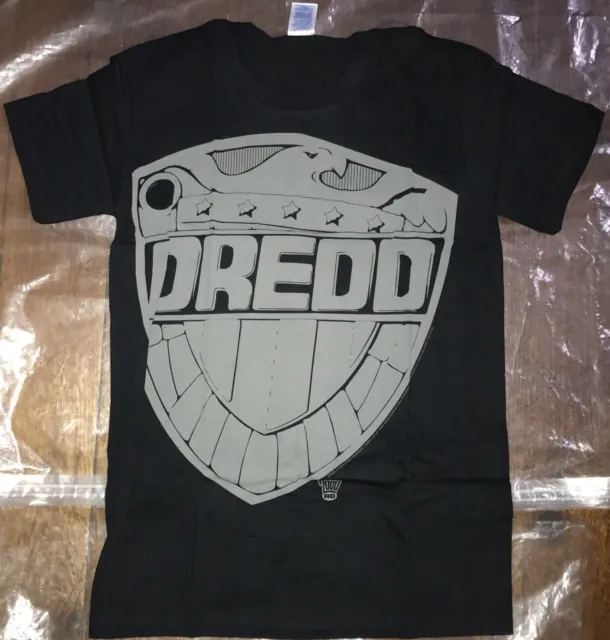 Judge Dredd Jumbo Badge Small Black Men’s T Shirt New Official
