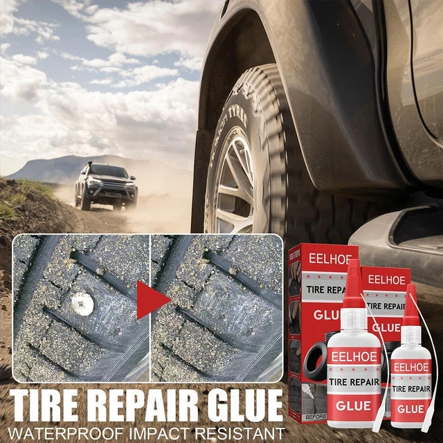 30ml Auto Car Rubber Tire Repair Glue Window Speaker Super Caulk Adhesives D7T4