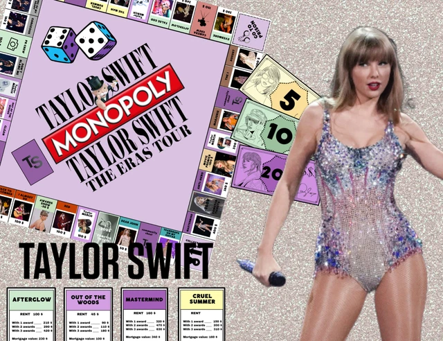 ERAS TOUR - T.Swift Themed MONOPOLY GAME - Board Game (printable/digital)