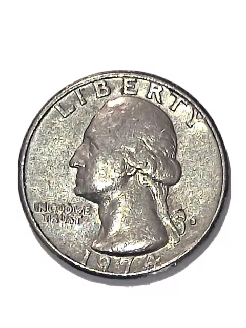 1974 1/4 US Quarter Dollar United States Washington Quarter / 01