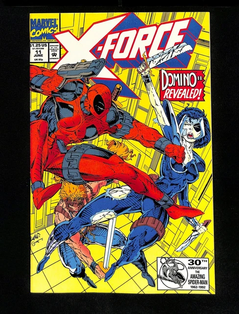 X-Force #11 Deadpool! 1st Appearance Domino! Marvel 1992