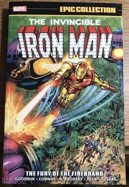 IRON MAN fury of the firebrand EPIC COLLECTION vol 4 tpb OOP rare