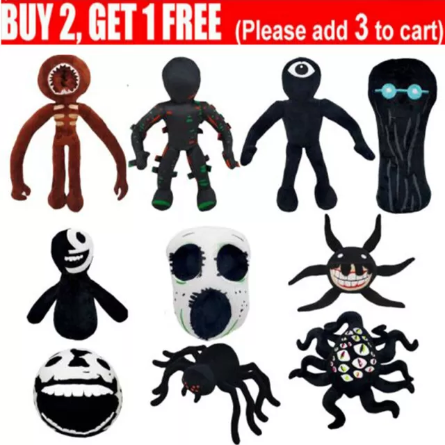 ROBLOX GAME DOORS Plush Doll Stuffed Figure Screech Glitch Monster Doll Toy  Gift $22.98 - PicClick AU