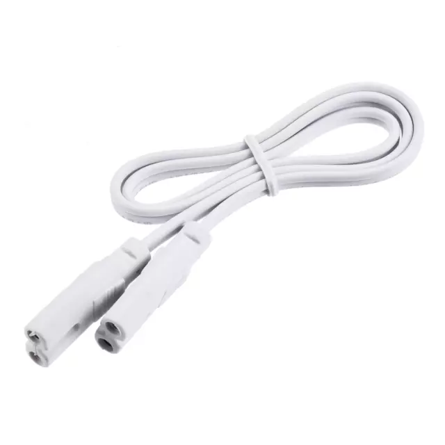 Lamp Connecting Wire for T4 T5 T8 LED Tubing 50cm 2pin Double End Link Cord 4pcs