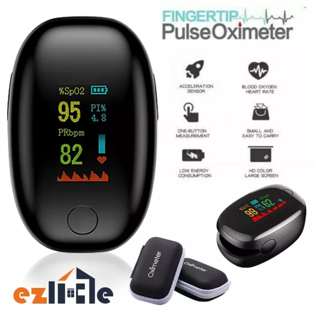 Pulse Finger Heart Oximeter Professional Monitor Blood Rate Saturation Oxygen