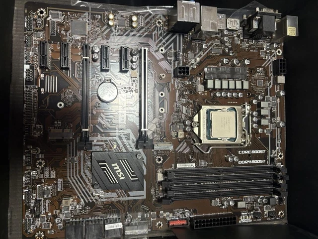 MSI Z390-A PRO Motherboard Intel Core i7-9700K 4x DDR4 Used