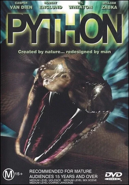 PYTHON (DVD, 2000) Region 4 - Snake Horror Monster B Movie Robert ...