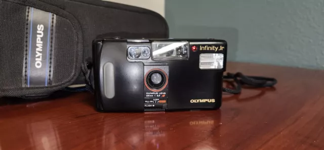 Olympus Infinity Jr Point and Shoot 35mm Film Camera TESTED (No reserve)