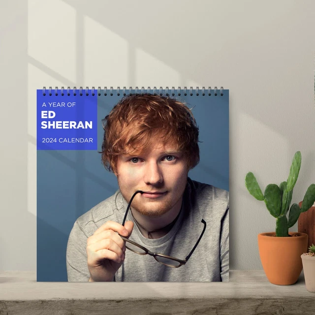 ED SHEERAN CALENDARIO 2025, Ed Sheeran 2025 Calendario da parete