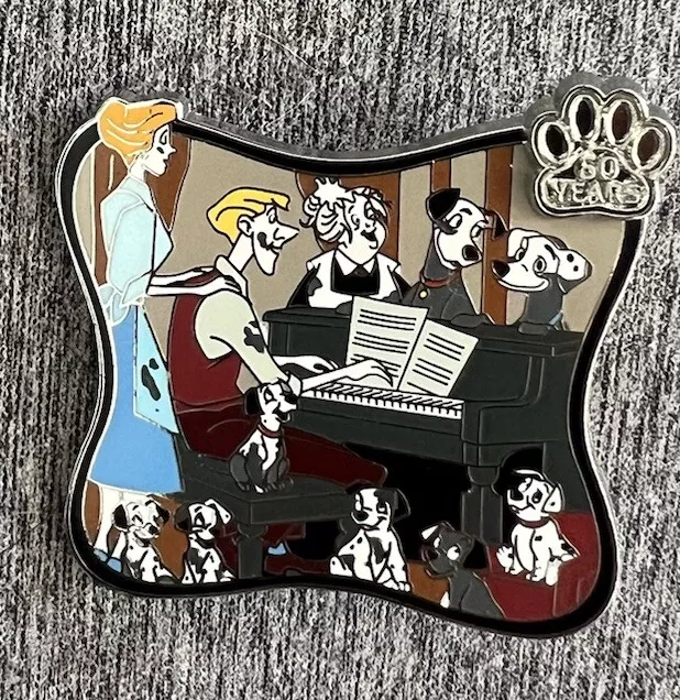 Disney 101 Dalmatians 60Th Anniversary Roger Anita Pongo Perdita Pups Le Pin 2