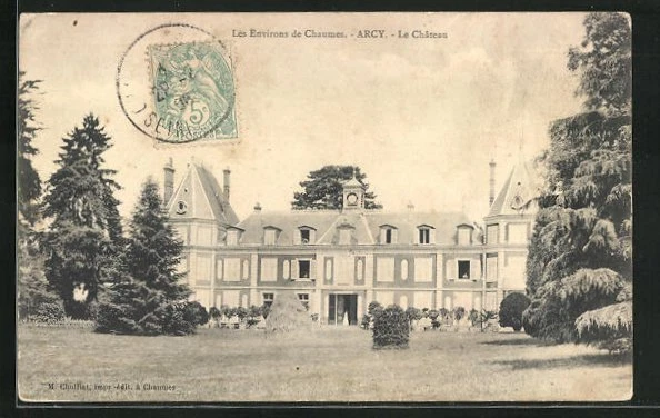 CPA Arcy, le Chateau