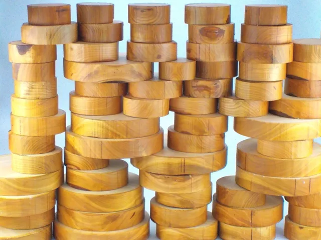 Wild Cherry wood turning bowl blanks. 50mm (2") thick. Woodturning, carving.