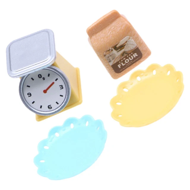 MINI SCALE DOLLHOUSE Kitchen Accessories Miniature Weigh Scales Model