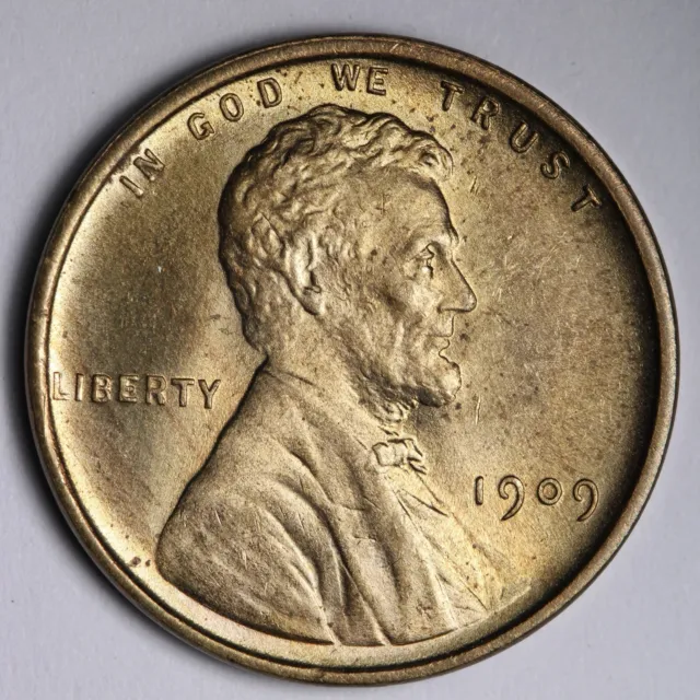 1909 VDB Lincoln Wheat Cent Penny CHOICE BU *UNCIRCULATED* MS E115 SHA