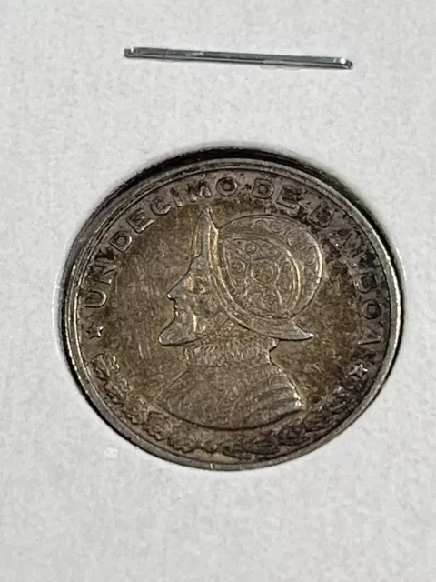 1961 Panama 1/10 Balboa Silver Coin