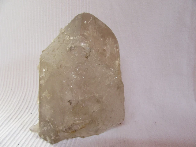 Bergkristallspitze mit Standfläche XXL 2,970 kg natürlich 16x12x11cm Brasilien