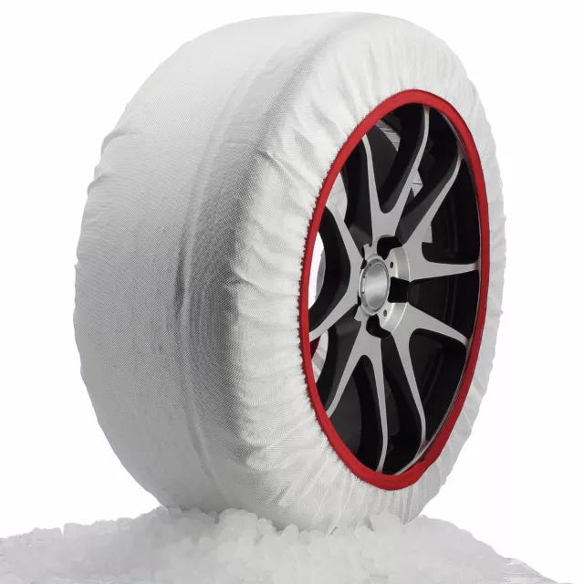 Husky Textile System Car Winter Wheel Tyre Ice, Frost & Snow Chain Socks - XL