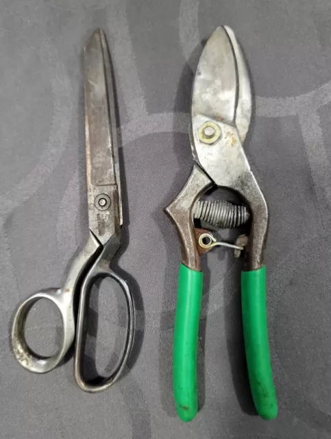 Vintage Wiss Inlaid Steel Forged No. 28 Scissors - Made In USA