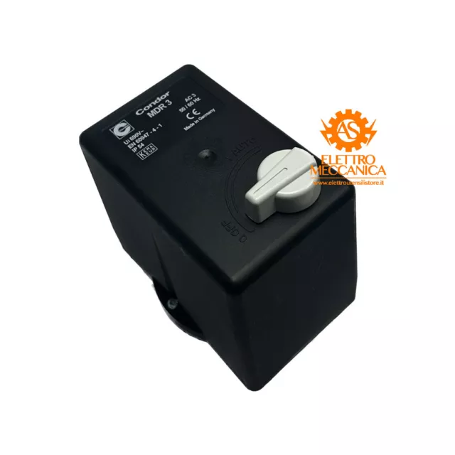 Interruptor de Presión Condor Mdr 3 Tres Fases Con Protección Térmica 10-16A Y