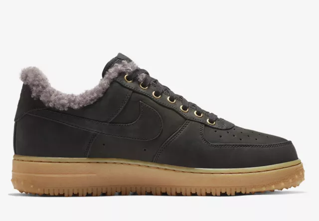 NIKE AIR FORCE 1 PRM Low hiver Sherpa daim noir BV0131 001 taille