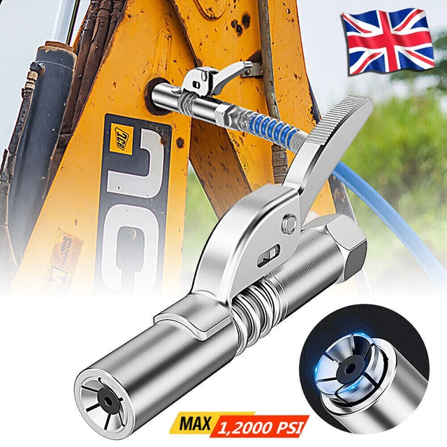 GREASE COUPLER HEAVYDUTY Quick Release Grease Gun 12000PSI/ Couplers