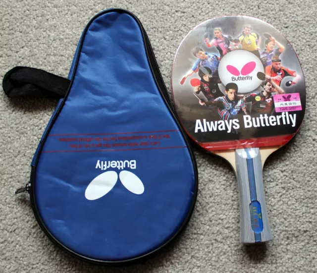 Butterfly Table Tennis Bat / Paddle / Racket with Case:  TBC-402 / TBC402, New,