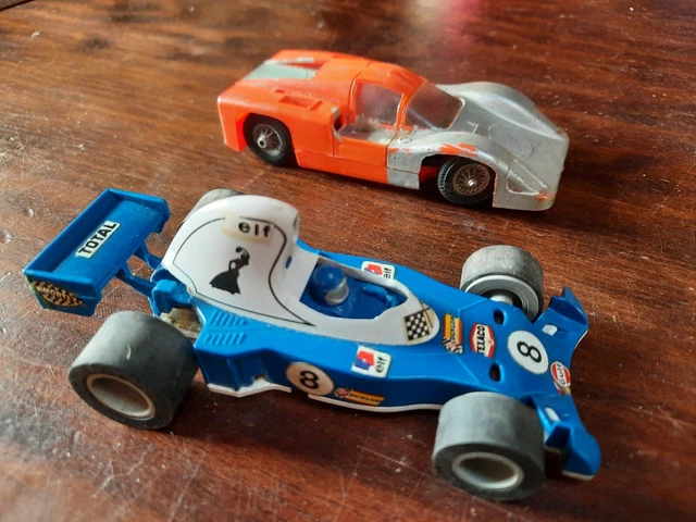 Voiture miniature de circuit électrique Chaparral 2F (1969) Orange Jouef
