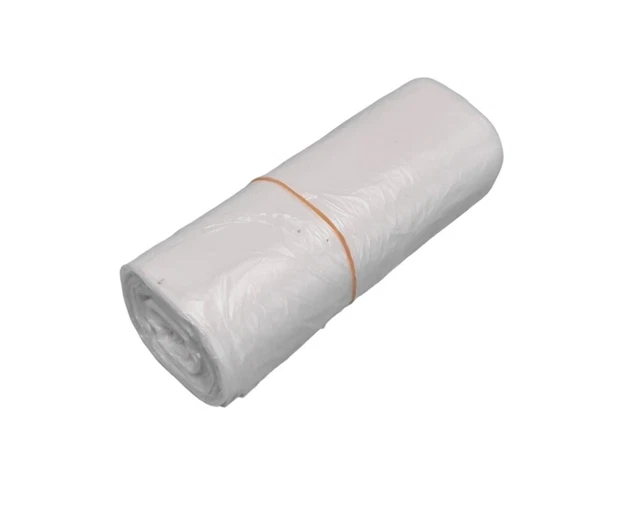 Sacchetto spazzatura rotolo 20 litri trasparente 450 x 540 mm 50 pezzi su rotolo