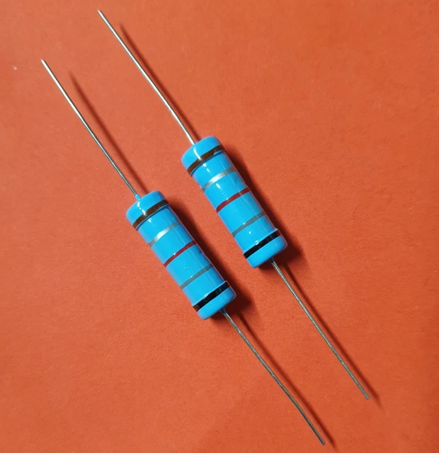 10 Stück Metalloxidwiderstände – 100 Ω, 2 W, ±5 %, Axial, 350 V, Hochbelastbar – Für LED, Arduino, KFZ & Audio-Netzwerke