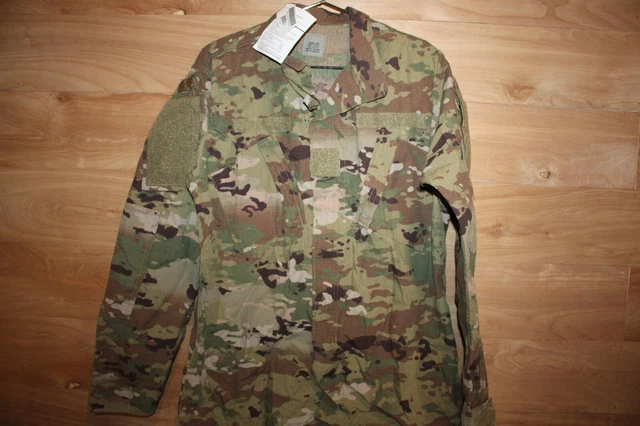 US Army Camo OCP Combat Uniform ACU Multicam Blouse Coat MEDIUM Long NWT