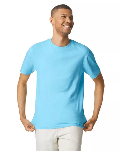 Gildan Adult Softstyle Stylish T Shirt Casual Plain T-Shirt - G640