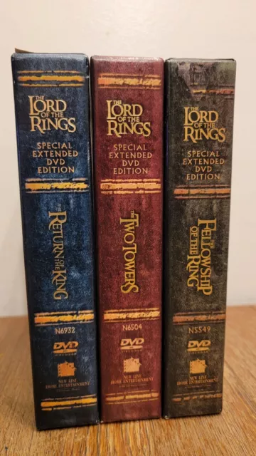 Lord of the Rings Motion Picture Trilogy Special Extended Edition 12 DVD Set