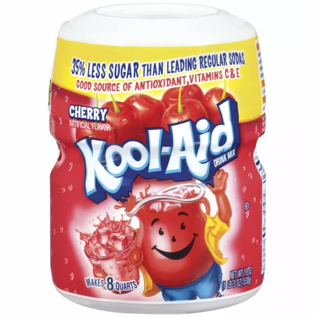 Kool-Aid Cherry  Drink Mix - 538g Tub