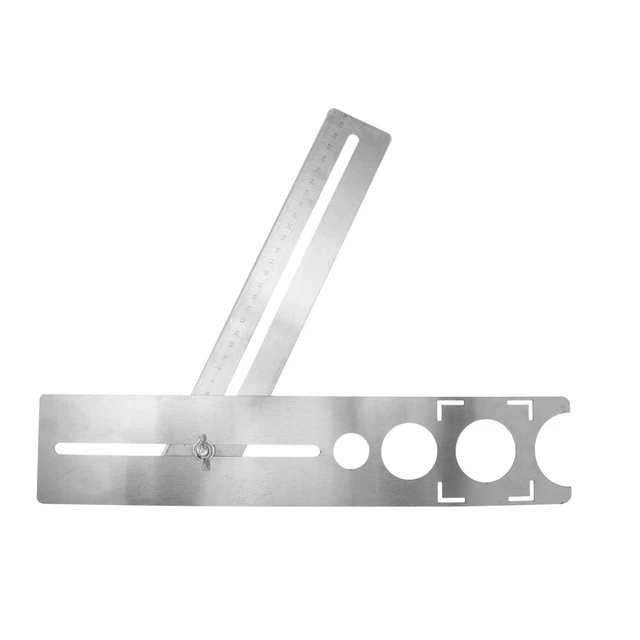 Guida Per Fori Piastrelle Regolabile 4-80mm - Per Trapano A Vetro E Ceramica - Foto 6