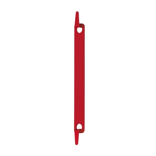 50 Top-Print Heftstreifen BI-CLIP Abheftstreifen rot Kunststoff