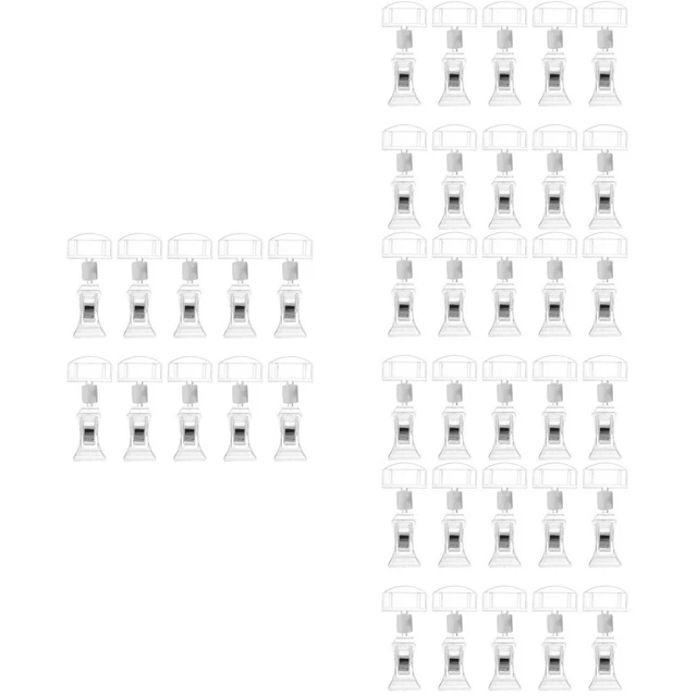 40 pz cartello merce clip display supporto cartellino prezzo