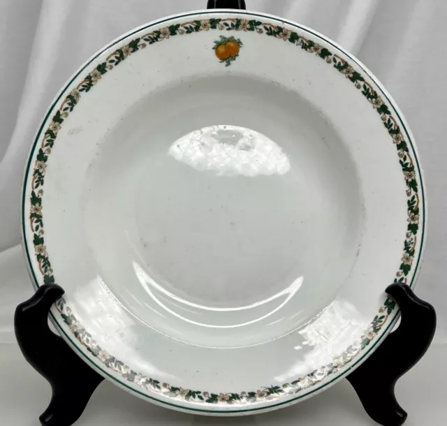 Southern Pacific Railroad Lines Railroad China Rimmed Soup Bowl - 90814