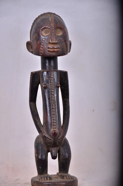 African tribal art,male tabwa statue from congo( DRC)