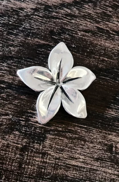 James avery Heavy Flower Pendant Sterling Silver NEAT Piece, 12.92 Grams