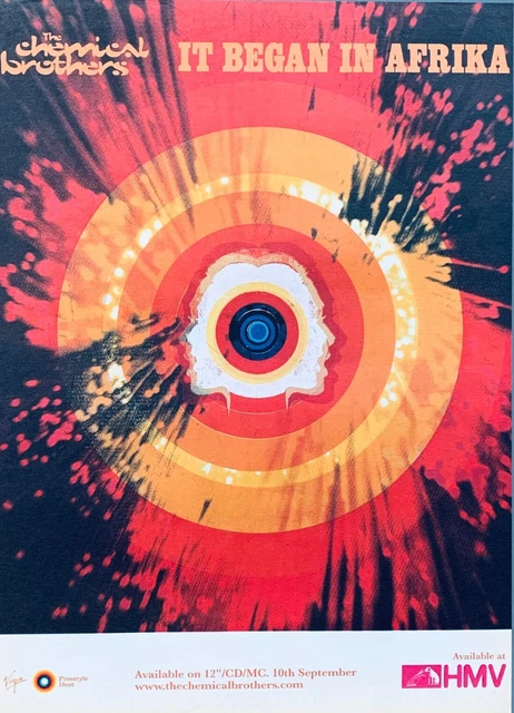 THE CHEMICAL BROTHERS IT BEGAN IN AFRIKA (A33) 3 Track CD Single