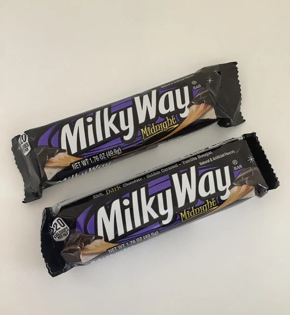 MILKY WAY MIDNIGHT Dark Chocolate Candy Bars 1.76oz x 2 10.90 PicClick
