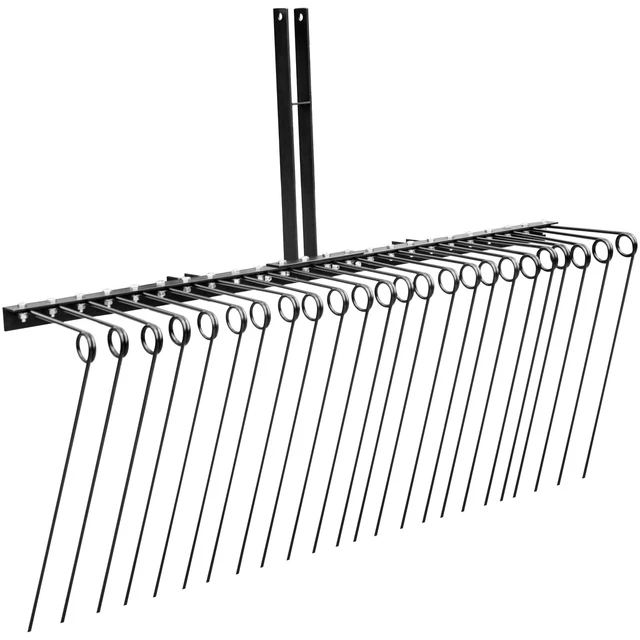 VEVOR Pine Straw Rake 60" Garden Landscape Rake for ATV UTV or Utility Tractor