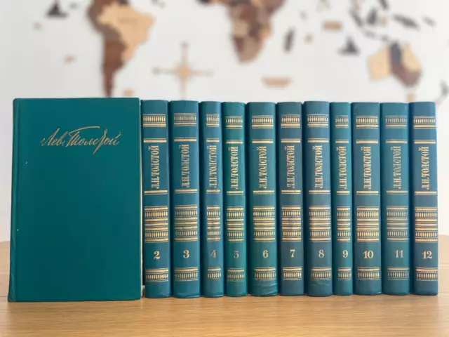 LEO TOLSTOY | 12 volume collection | War and Peace | Vintage Tolstoy book set