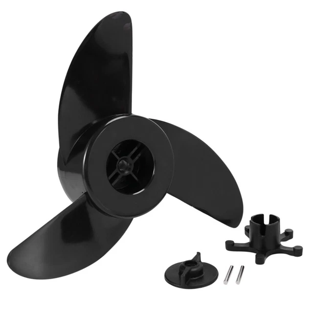 Boat 3-Blade Propellers Electric Outboard Trolling Motor Prop and Mount  MaA2