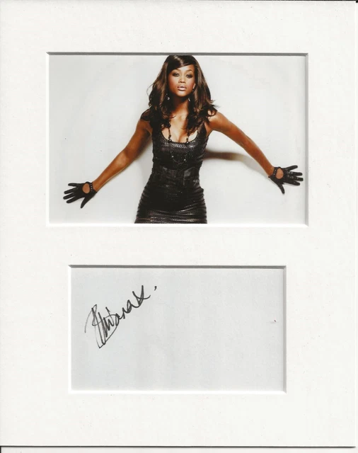 Tiana Benjamin eastenders signed genuine authentic autograph signature AFTAL COA